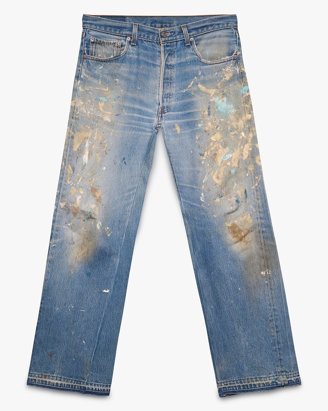 Painted Light Wash Resurgence Denim Jeans