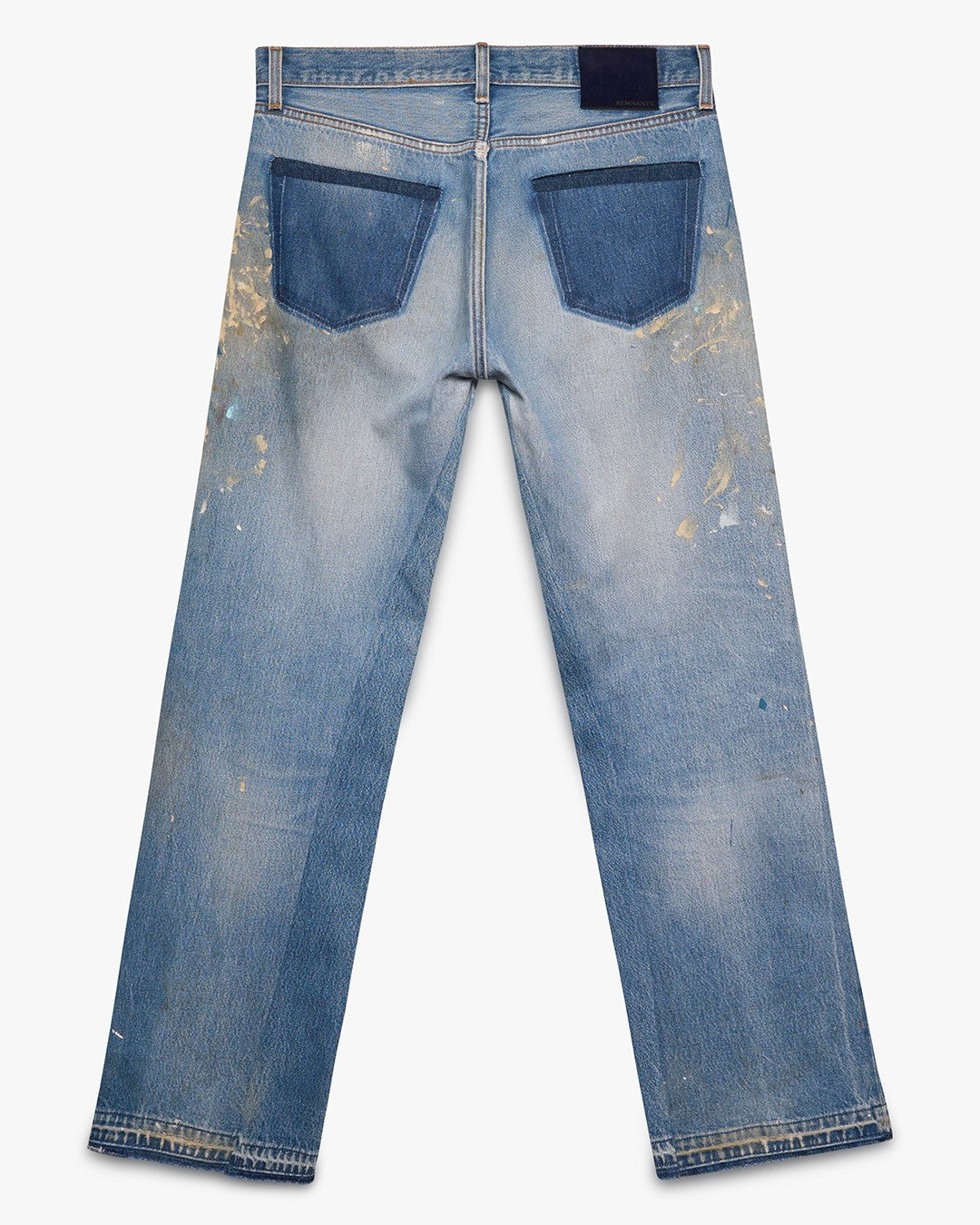 Painted Light Wash Resurgence Denim Jeans
