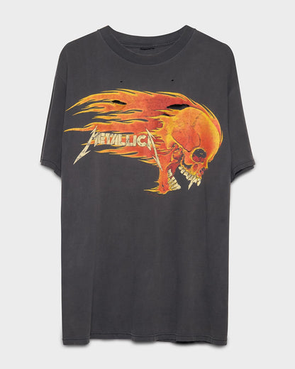 Metallica Flaming Skull Tee
