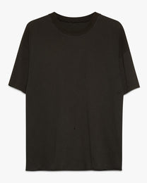 Black Blank Cropped Hem