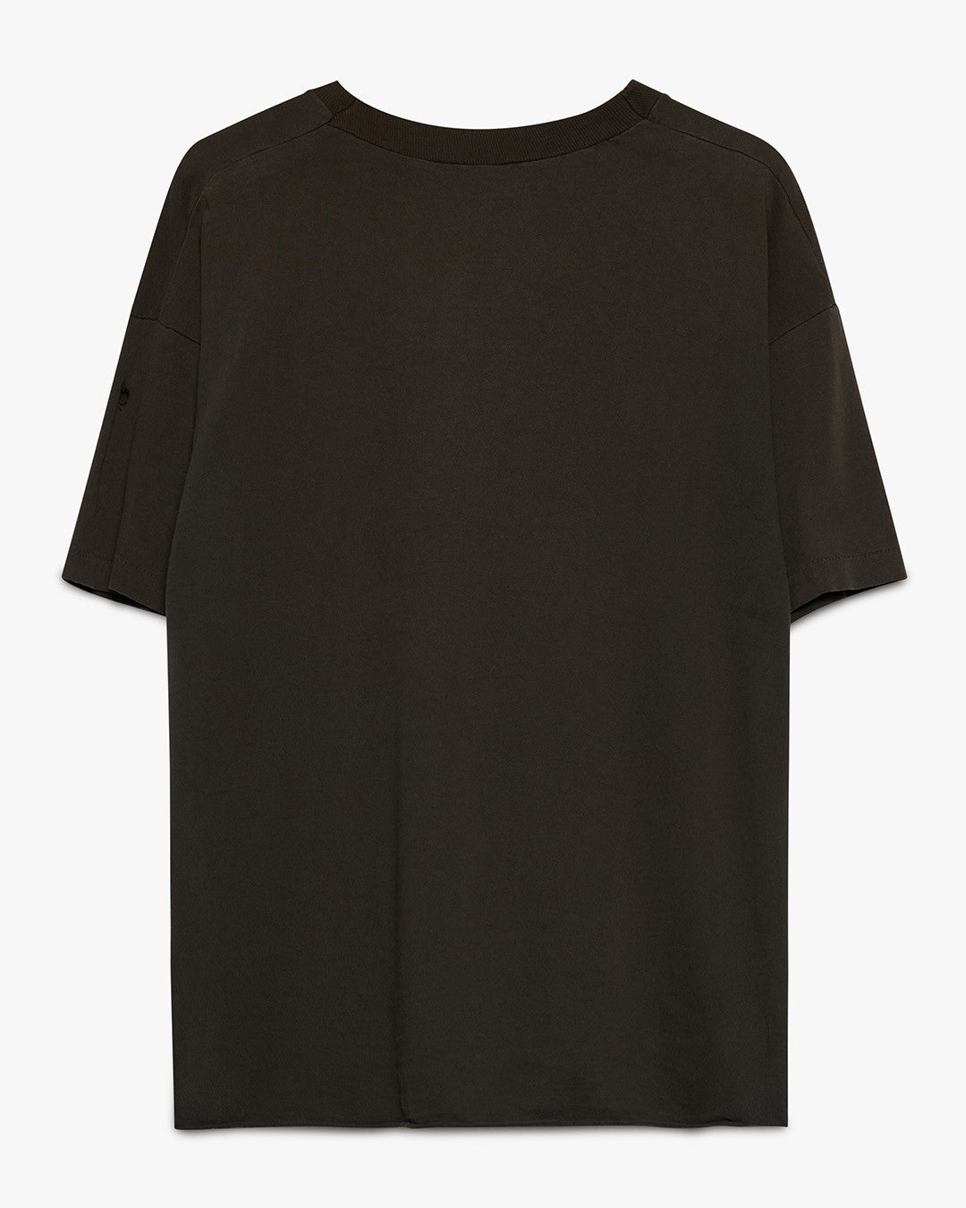 Black Blank Cropped Hem