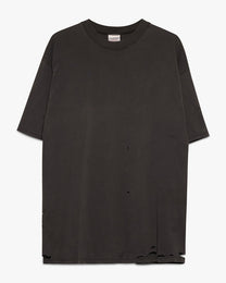 Distressed Santee HVYWT Black Blank