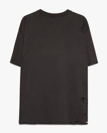 Distressed Santee HVYWT Black Blank