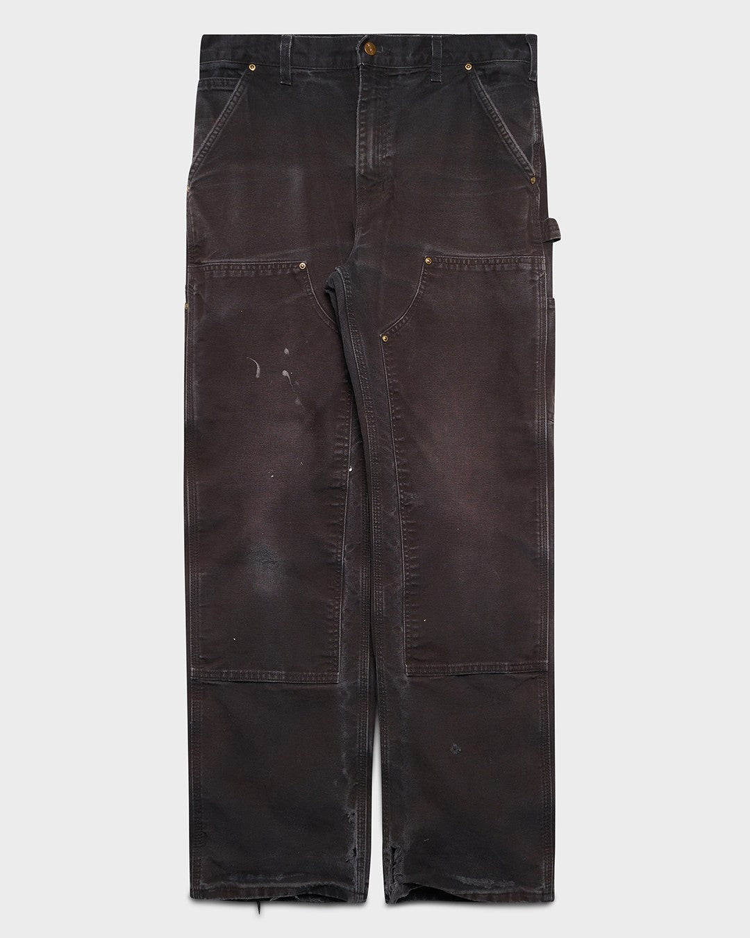Faded Black Carhartt Double Knees