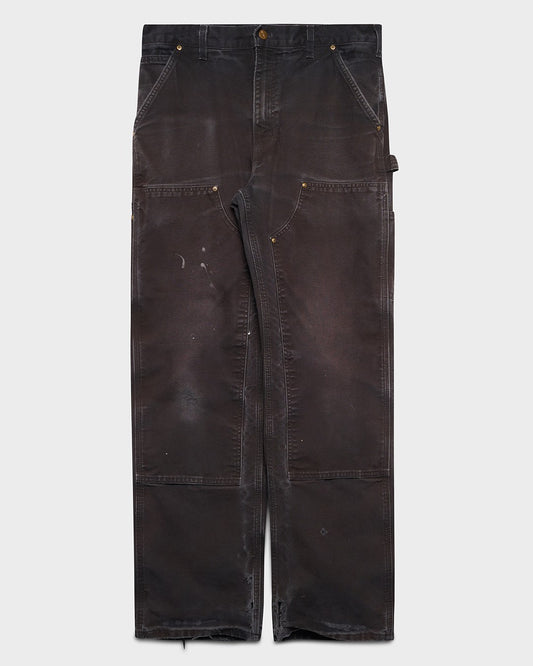 Faded Black Carhartt Double Knees