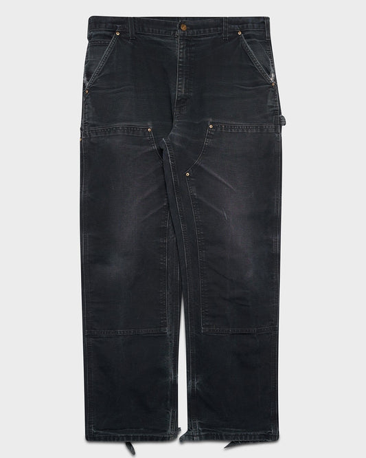 Faded Black Carhartt Double Knees