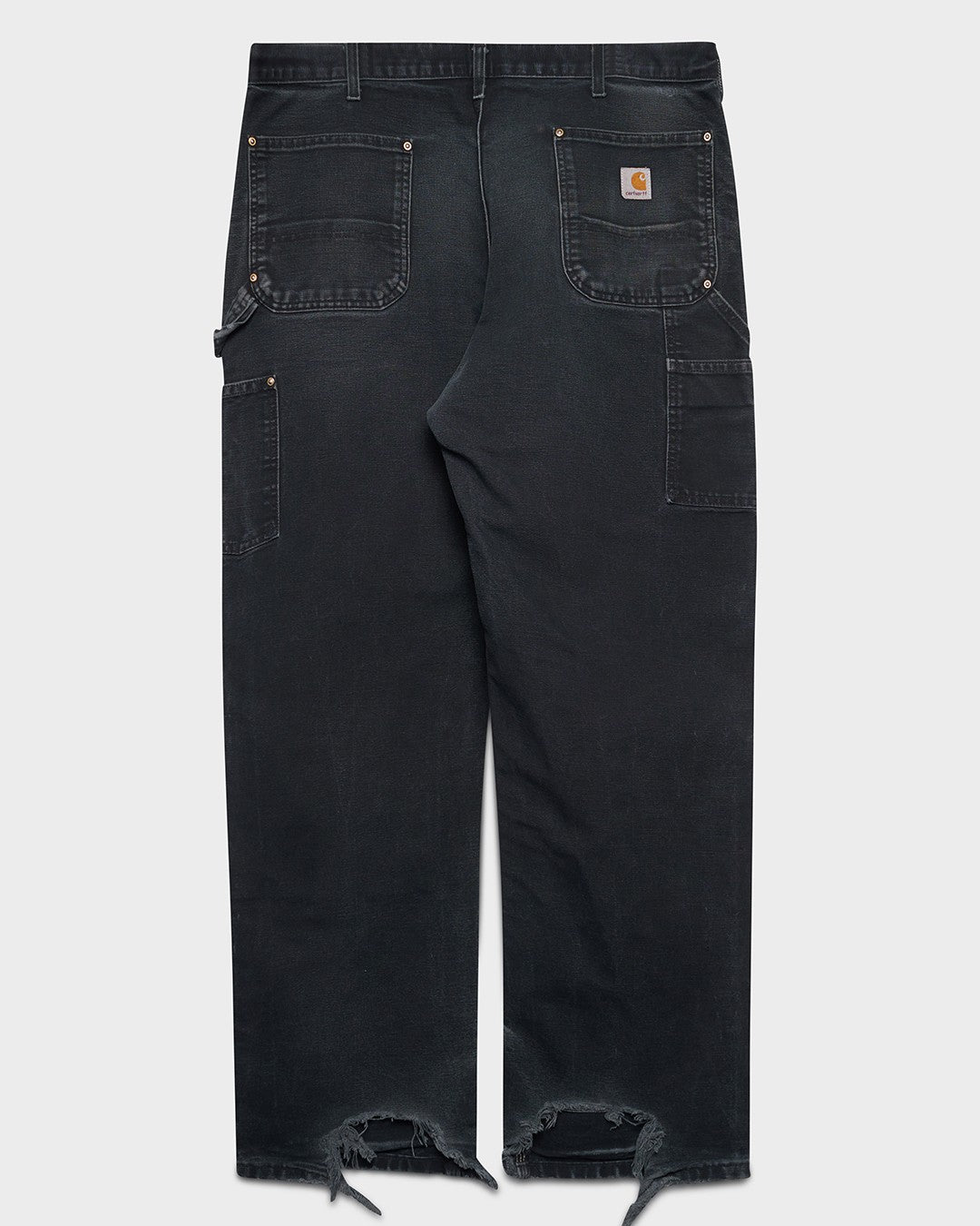 Faded Black Carhartt Double Knees