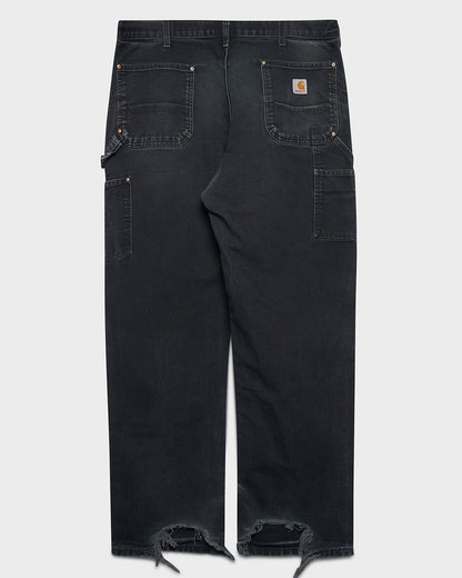 Faded Black Carhartt Double Knees