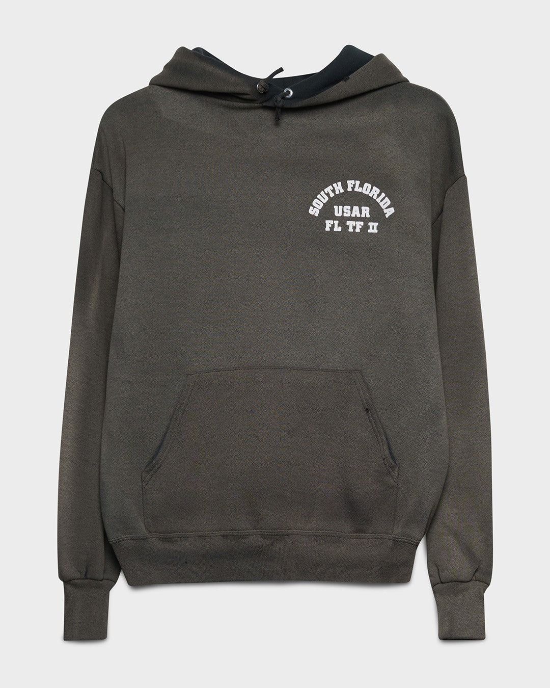 Faded Black South Florida Hoodie