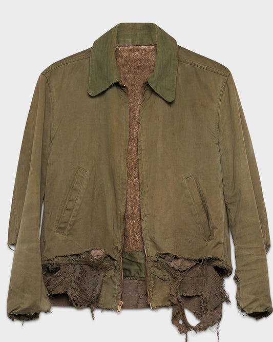Distressed Military Jacket