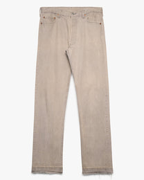 Bone Grey Levi's 501 Jeans