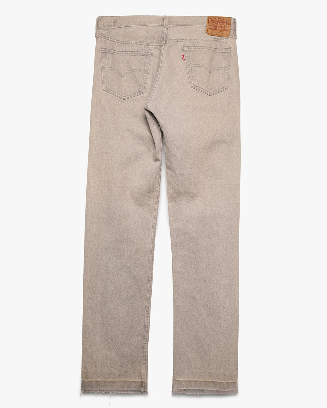 Bone Grey Levi's 501 Jeans