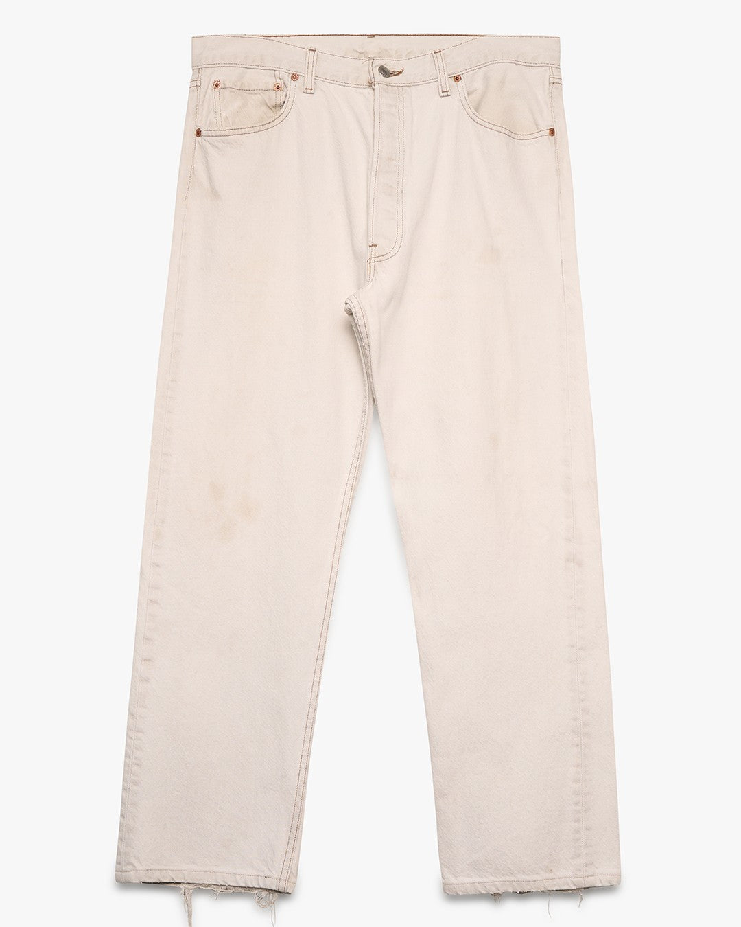Dirty White Levi's 501 Jeans