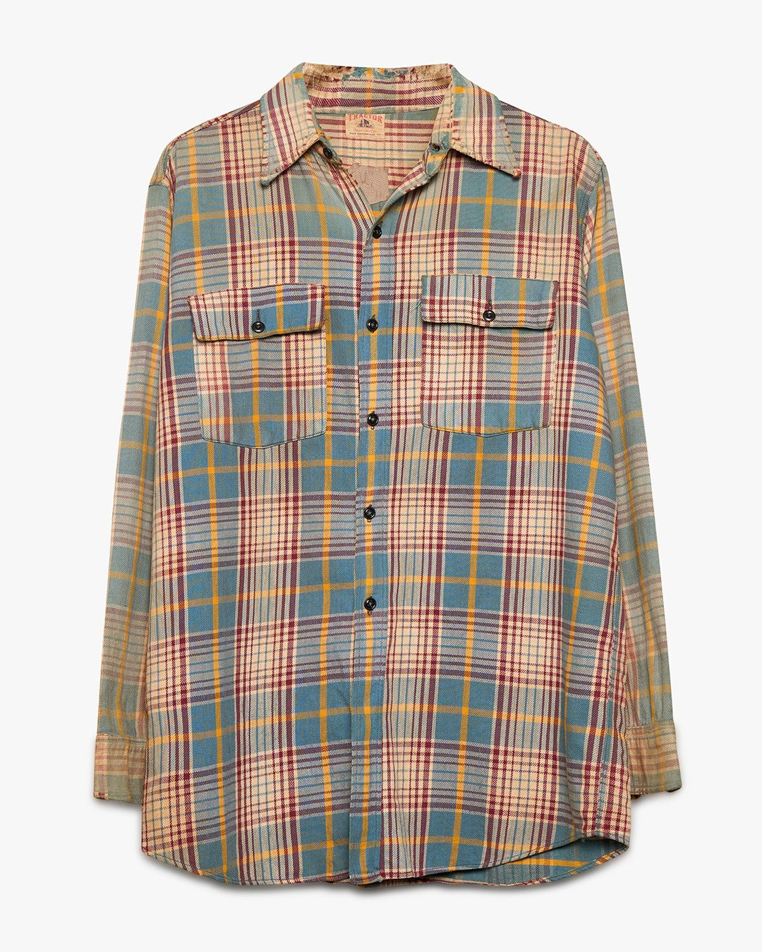 Tractor Square Pocket Thick Cotton Flannel