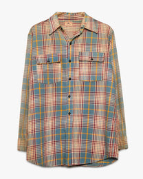 Tractor Square Pocket Thick Cotton Flannel