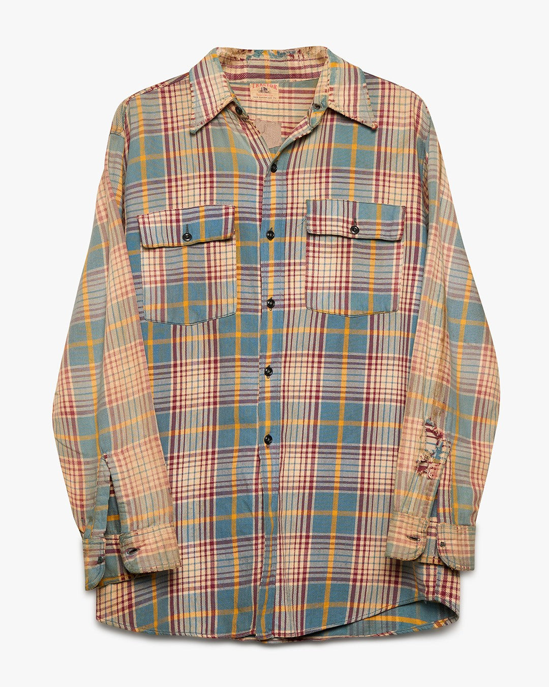 Tractor Square Pocket Thick Cotton Flannel