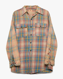 Tractor Square Pocket Thick Cotton Flannel