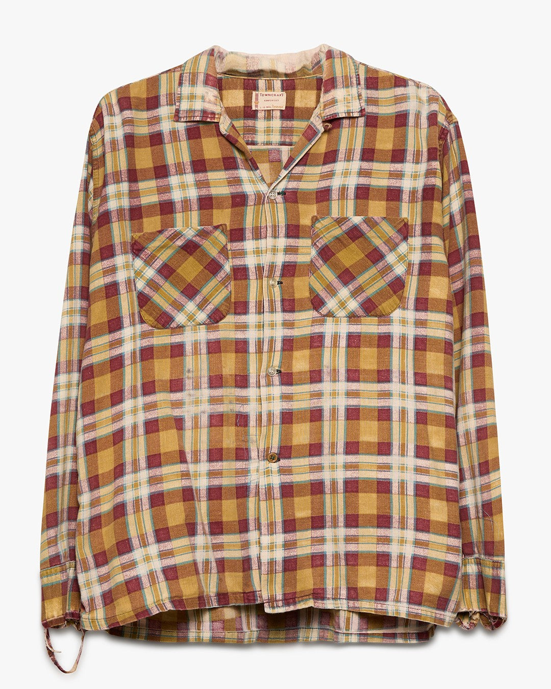 Distressed Penney's Printed Cotton Flannel