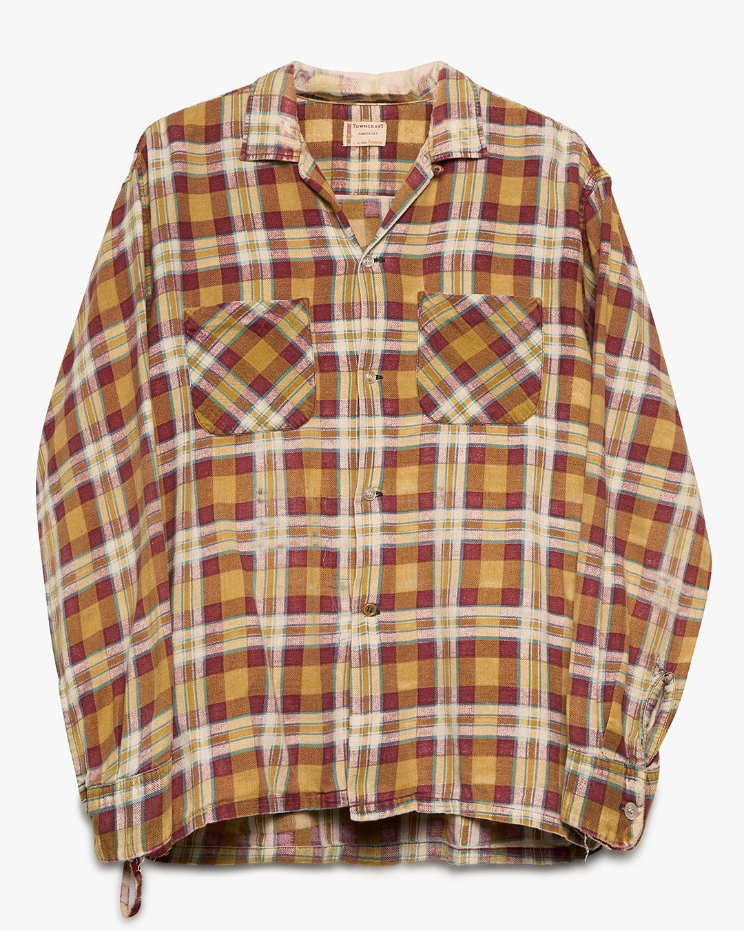 Distressed Penney's Printed Cotton Flannel