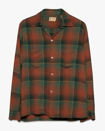 Repaired Penney's Rayon Shadow Plaid Shirt