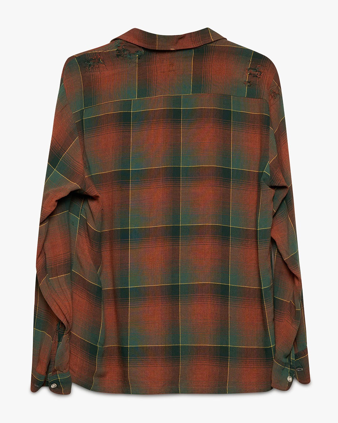 Repaired Penney's Rayon Shadow Plaid Shirt