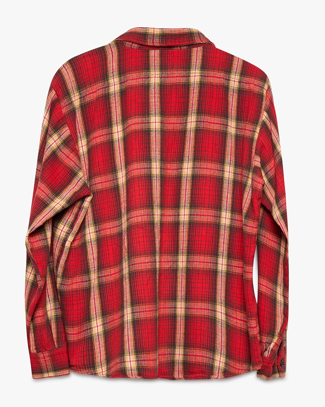 Allied Red Woven Cotton Flannel