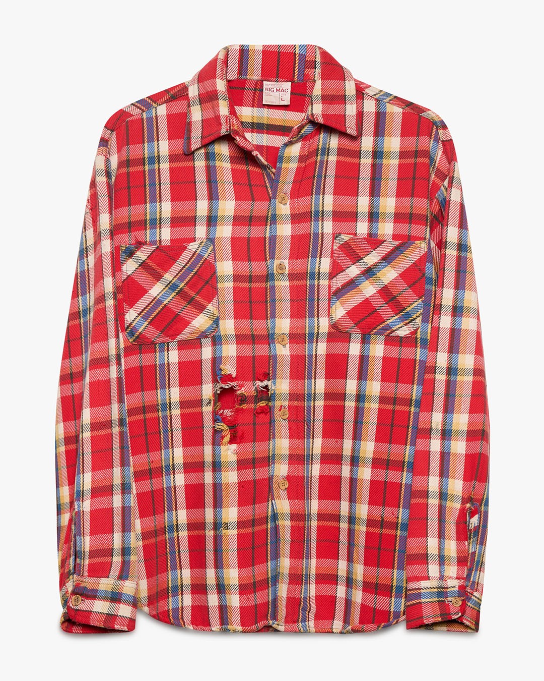 Red Big Mac Woven Cotton Flannel