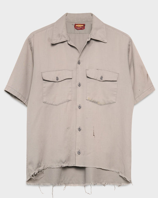 Chopped Hem Work Shirt